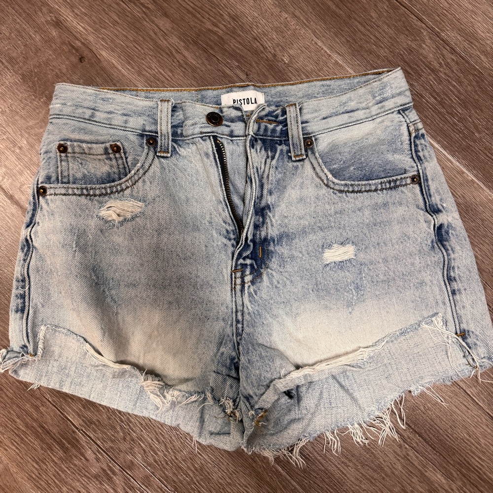 Denim shorts